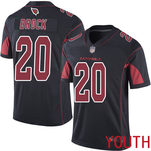 Arizona Cardinals Limited Black Youth Tramaine Brock Jersey NFL Football #20 Rush Vapor Untouchable->arizona cardinals->NFL Jersey